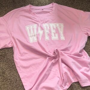 Pink Wifey Graphic Tee